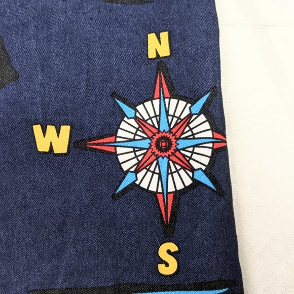 🔥Host Pick🔥 Ecko Unltd. Navy Blue State Print Board Shorts SZ 36 - Picture 6 of 13